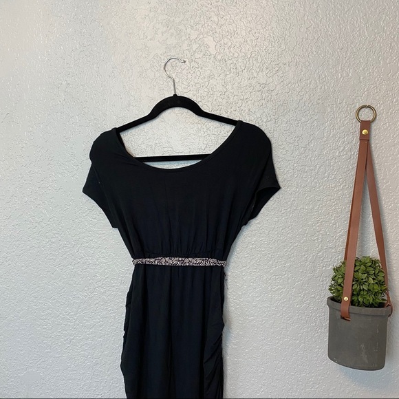 LIZ LANGE MATERNITY DRESS BELT+SCRUNCHING {Medium} - Picture 7 of 11